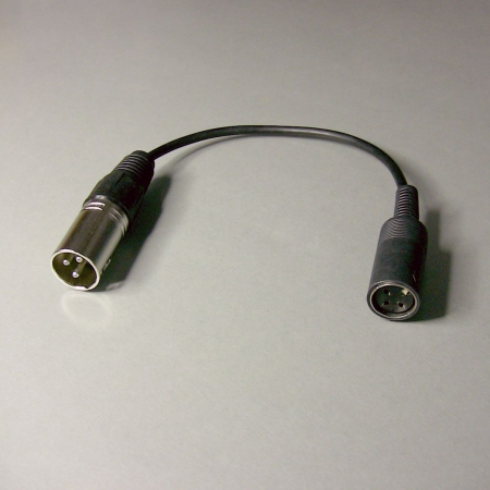 Mikrofonadapter DIN-Kupplung auf XLR-Stecker