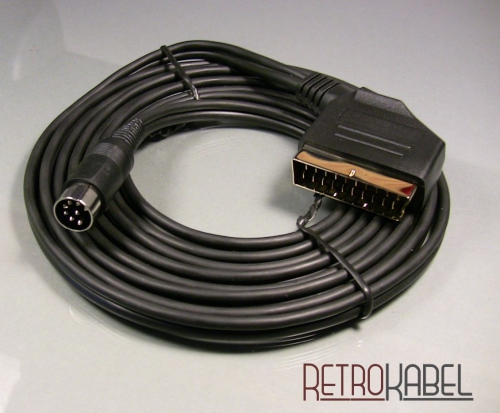 SCART Videokabel für Commodore C64/C128 (Y/C)