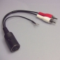 Preview: DIN-Cinch Adapter mit Masseanschluss für B&O Plattenspieler