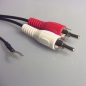 Preview: DIN-Cinch Adapter mit Masseanschluss für B&O Plattenspieler