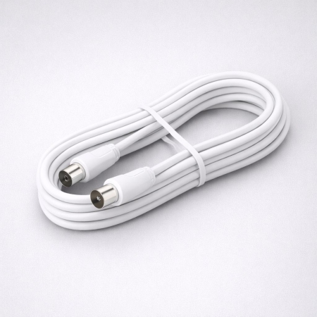 Antennenkabel weiss