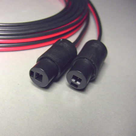 Lautsprecherkabel mit DIN-Stecker/Kupplung (1 Paar)