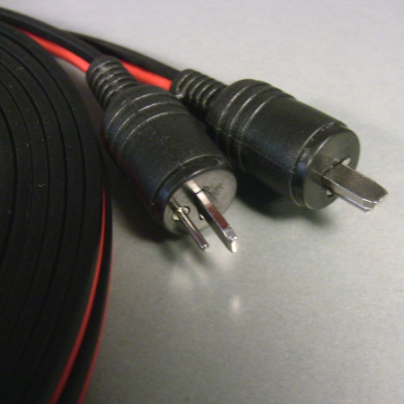 Lautsprecherkabel mit DIN-Stecker/Kupplung (1 Paar)