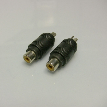 Preview: Adapter Lautsprecherstecker auf Cinchbuchse (1 Paar)