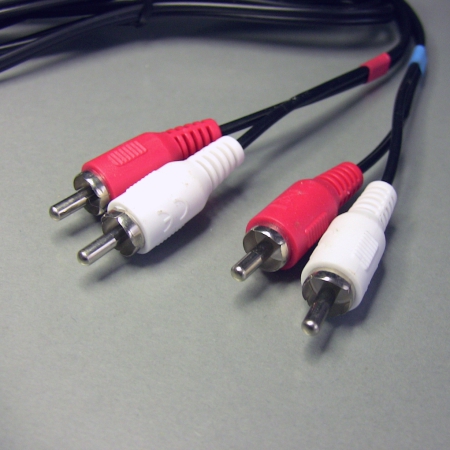 Adapterkabel Cinch-DIN mit Dämpfung (UHER K557 komp.)