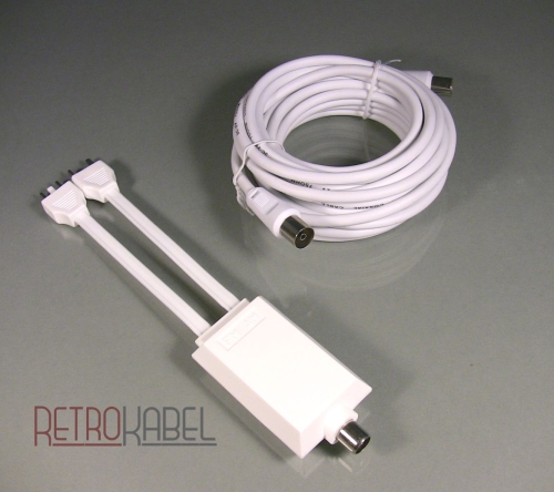Antennenset - Koaxialkabel mit Antennenweiche