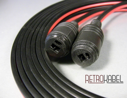 Lautsprecher-Verlängerung mit DIN-Stecker/Kupplung (1 Paar)