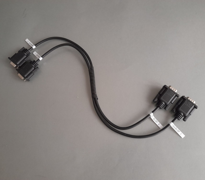 Joystick-Verlängerung für AMIGA - 2fach
