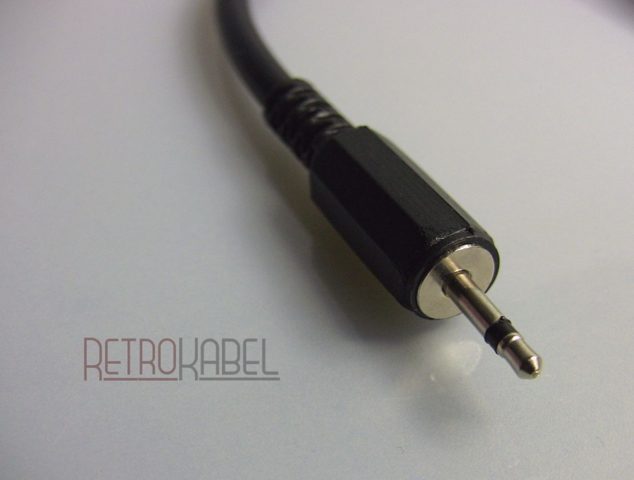 Retrokabel - DAB Antennenadapter: Klinkenstecker 2,5mm auf Koaxkupplung